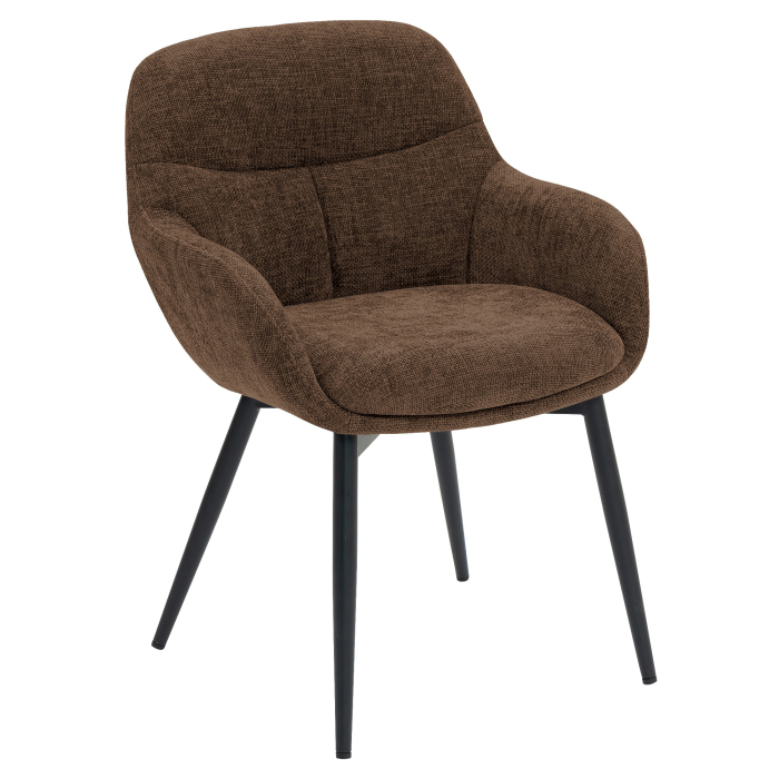 LEANO | Hotel Stuhl | Stoff/Textil | Braun