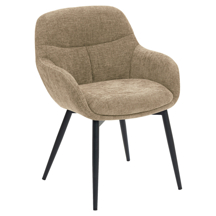 LEANO | Hotel Stuhl | Stoff/Textil | Taupe