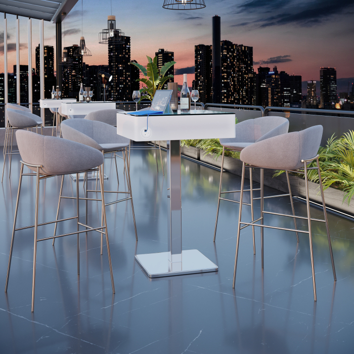KOSELIG | LED klubb barbord | B:D:H 70 x 70 x 115 cm | RGB | Batteri | Torget KOSELIG | LED klubb barbord | B:D:H 70 x 70 x 115 cm | RGB | Batteri | Torget