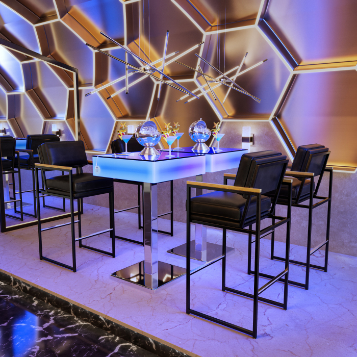 KOSELIG | LED klubb barbord | B:D:H 70 x 70 x 115 cm | RGB | Batteri | Torget KOSELIG | LED klubb barbord | B:D:H 70 x 70 x 115 cm | RGB | Batteri | Torget