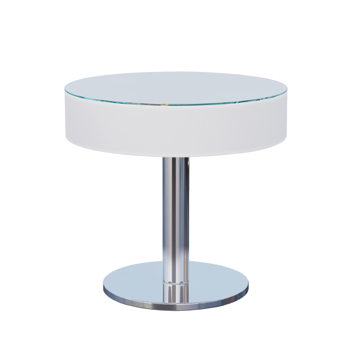 COCO | LED cocktailbord | Ø:H 60 x 75cm | RGB | batteri pakke | Rundt