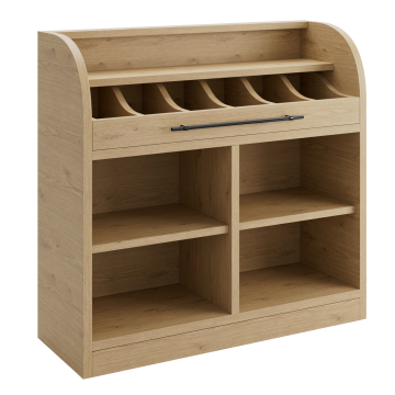 LEA | Besteckschrank | B:H 110 x 105 cm | Eiche | 2xBöden
