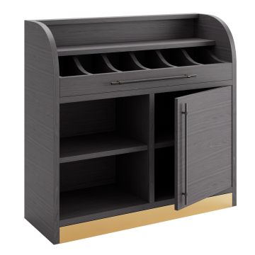 LEA | Ruokailutasokappi | K:t H 110 x 105 cm | Wenge | 1xOvi + 2xLattia