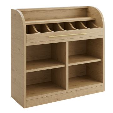 LEA | Besteckschrank | B:H 110 x 105 cm | Eiche | 2xBöden