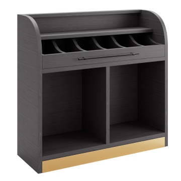 LEA | Ruoanlokerikko | K: H 110 x 105 cm | Wenge