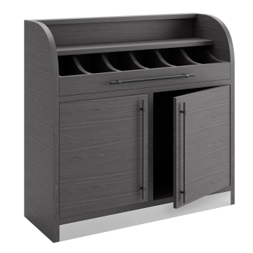 LEA | Besteckschrank | B:H 110 x 105 cm | Wenge | 2xTür