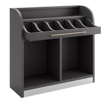 LEA | Besteckschrank | B:H 110 x 105 cm | Wenge | Soft-Close