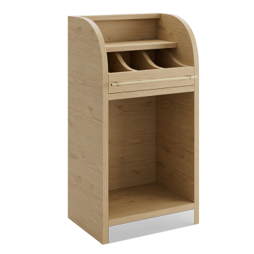 LEA | Armario para cubiertos | Alto: 55 x 105 cm | Roble