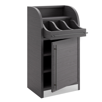 LEA | Bestikkskap | H: 55 x 105 cm | Wenge | 1xDør + 2xHyller | Soft-Close