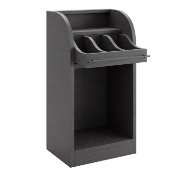 LEA | Besteckschrank | B:H 55 x 105 cm | Wenge | Soft-Close