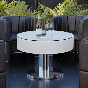 COCO | LED loungebord | Ø: H 60 x 45cm | RGB | Batteri | Rund