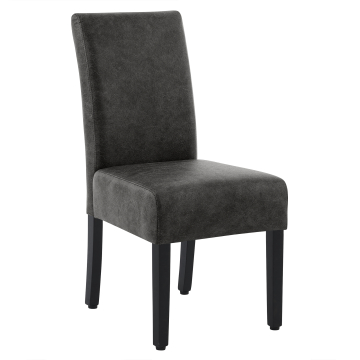 LEO BIG | Bistro Chair | Black | Leather