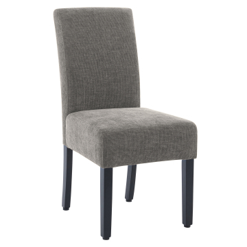 LEO BIG | Krzesło bistro | Szary | Tkanina/Materiał tekstylny