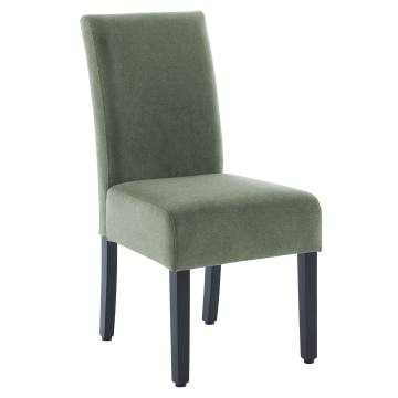 LEO BIG | Krzesło bistro | Zielony | Aksamit