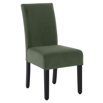 LEO BIG | Silla de bistró | Verde | Terciopelo