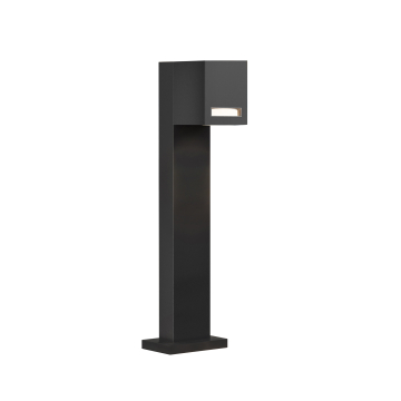 LEONA | Utendørs sokkellampe | Svart | uteområde | aluminium