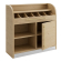 LEA | Bestickskåp | B:H 110 x 105 cm | Ek | 1xDörr + 2xBotten