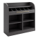 LEA | Cutlery Cabinet | H: 110 x 105 cm | Wenge | 2x Shelves