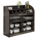 LEA | Serveringsskap | B110cm x H105 | wenge svart | 4x etasjer