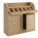 LEA | Credenza per posate | H: 110 x 105 cm | Rovere | 2 porte | Chiusura morbida