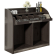 LEA | Serveringsskap | B110cm x H105 | wenge svart | myk tett