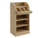 LEA | Armoire à couverts | H: 55 x 105 cm | Chêne | 2 niveaux | Fermeture douce