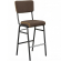 Lena Barhocker | Retro Barhocker | Braun | Samt