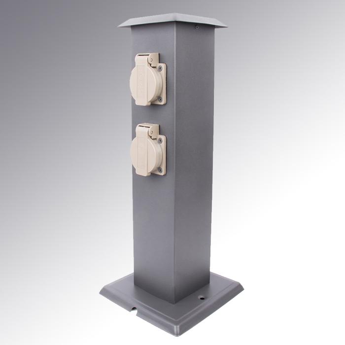 LIV Socket column 350mm | 4xsocket | Antracit LIV Socket column 350mm | 4xsocket | Antracit