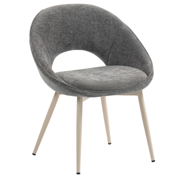 LIAM | Hotellstol | Stoff/Tekstil | Grå