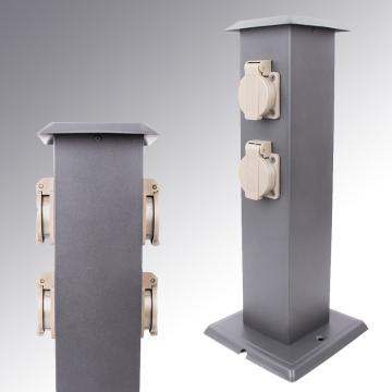 LIV Colonne de prises 350mm | 4xfach | Anthracite
