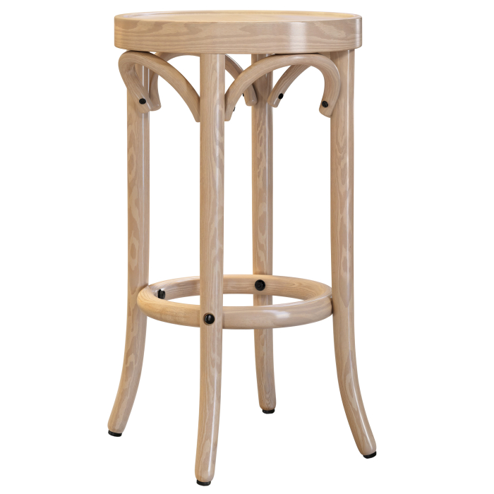 LOUIS | Sgabello in legno curvato | Legno | Quercia