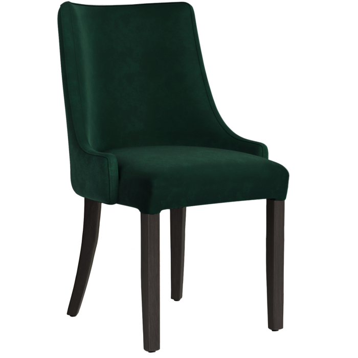 LOLA | Bistro chair | Green | Velvet