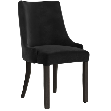 LOLA | Bistrostol | Svart | Samt