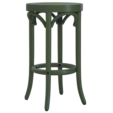 LOUIS | Bugholz Barhocker | Holz | Olive Grün