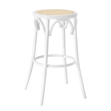 Louise | Bugholz Barstol | Tre | Eik | Rattan