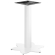 LOTUS | Estructura para mesa de bistro | Blanco | Altura: 72 cm | Columna: Ø 7,6 cm | Base: Ø 50 cm