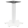 LOTUS | Structure de table de bistro | Blanc | Hauteur : 72 cm | Colonne : Ø 9,5 cm | Pied : Ø 50 cm