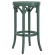 LOUIS | Taburete de madera Bugholz | Madera | Verde