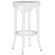 LOUIS | Tabouret de bar en bois courbé | Nattes en rattan | Blanc