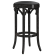 LOUIS | Bugholz Barhocker | Holz / Leder | Schwarz