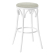 Louise | Tabouret de bar en bois massif | Bois | Beige | Tissu peluche