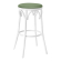 Louise | Sgabello da bar in bugholz | Legno | Verde | Velluto
