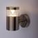LOVIS LED Sensore da parete per esterni Rilevatore di movimento Argento 7W Moderno 14cm IP44 A++ Rotondo 3000K 700lm 5000h
