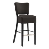 LUCA | Bistro Barhocker | Leder | Braun