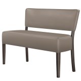LUCA | Bistro Istuinpenkki | Taupe | L:K 120 x 83 cm | Nahka