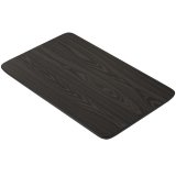 LM | Bistro Bord | 130 x 80 cm | H 74 cm | Sort | Ramme: rustfrit stål