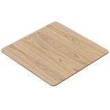 LM | Bistro Tisch | 80 x 80 cm | H 78 cm | Eiche | Gestell: Edelstahl