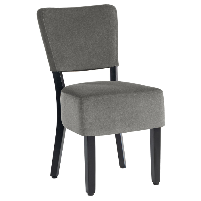 LUCA | Bistro chair | Velvet | Grey