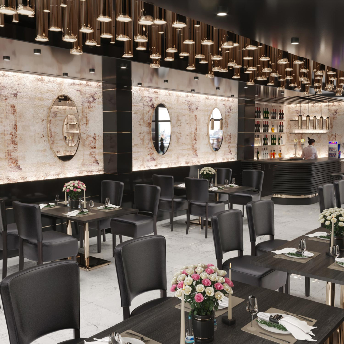 LUCA | Bistrostol | Svart | Läder LUCA | Bistrostol | Svart | Läder
