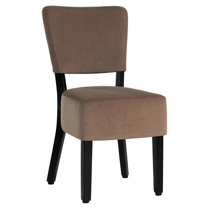 LUCA | Silla de bistró | Terciopelo | Marrón